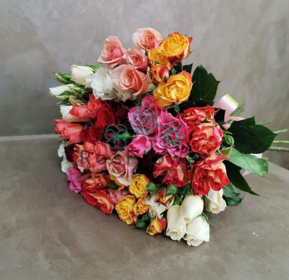 Букет цветов из: Розы в Райсеменовское