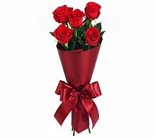 Букет 5 Красных роз Эдлесс Лав в Райсеменовское