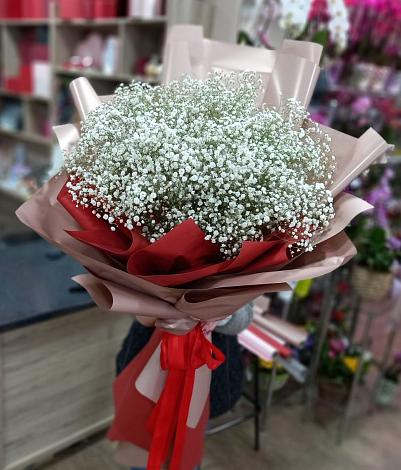 Букет цветов из: Гипсофила в Райсеменовское