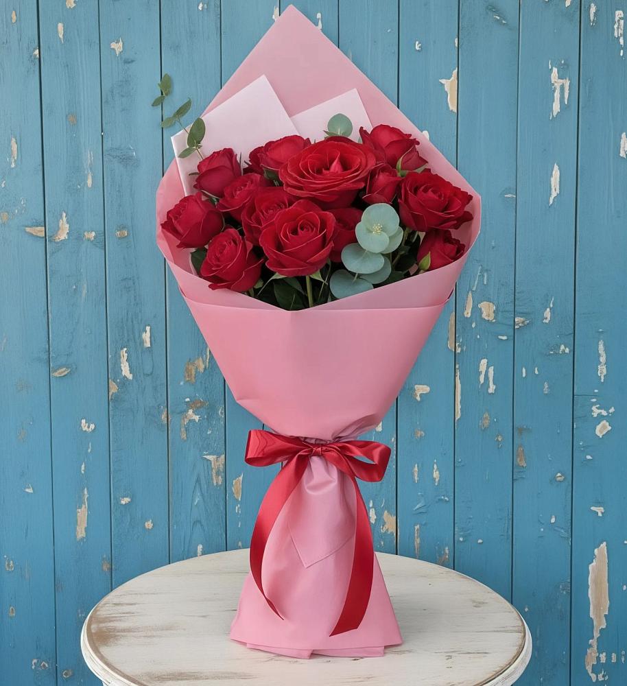 Букет цветов из: Розы в Райсеменовское