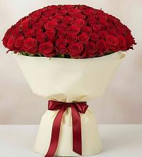 Букет 101 Красная роза Милано #REPLACE_PRED# Райсеменовское