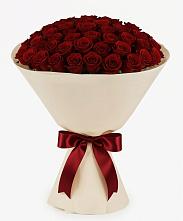 Букет 101 Бордовая роза Блэк Бакарра в Райсеменовское