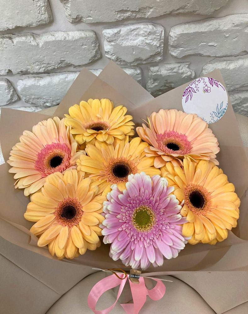 Букет цветов из: Герберы в Райсеменовское