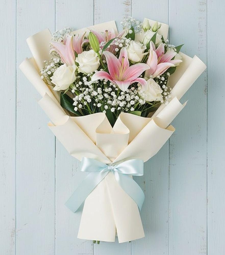 Букет цветов из: Лилии в Райсеменовское