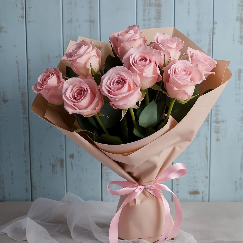 Букет цветов из: Розы в Райсеменовское