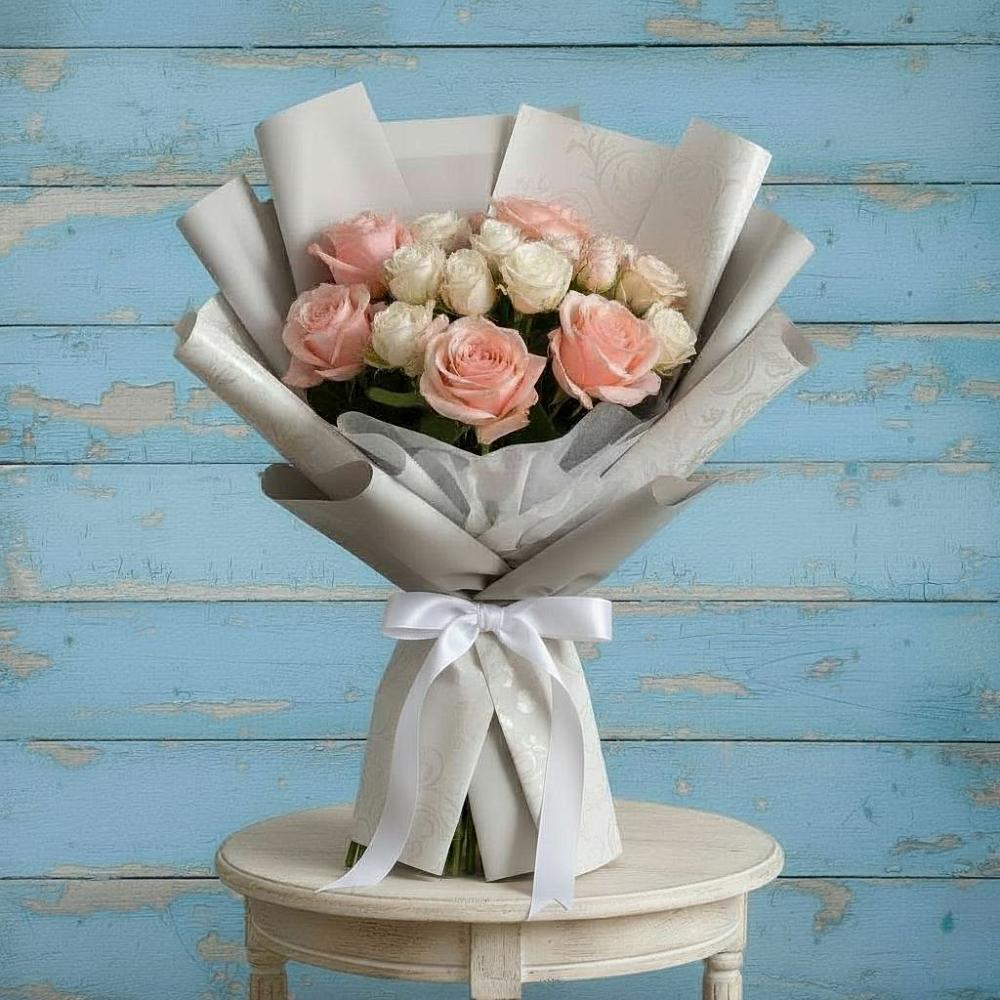 Букет цветов из: Розы в Райсеменовское