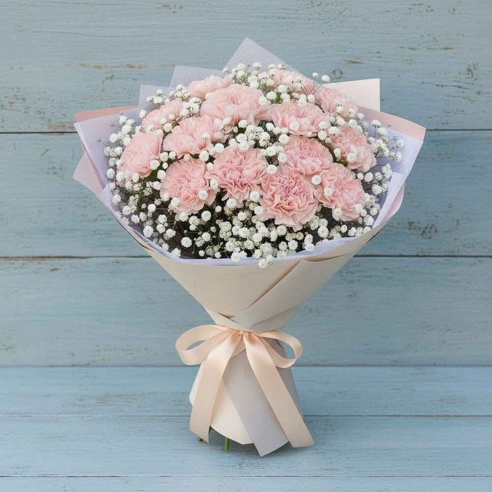 Букет цветов из: Гвоздики в Райсеменовское