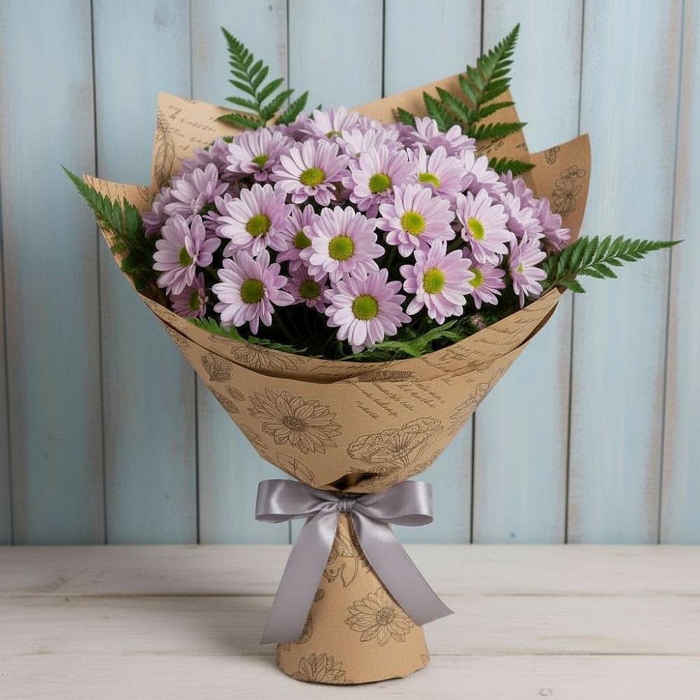 Букет цветов из: Хризантемы в Райсеменовское