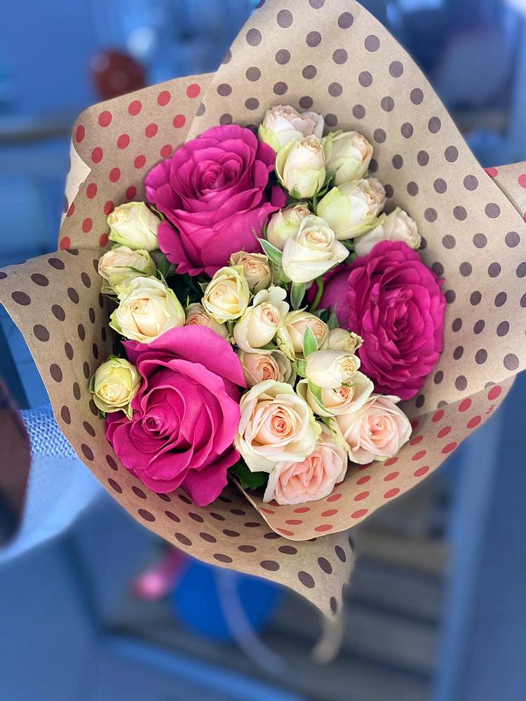 Букет цветов из: Розы в Райсеменовское