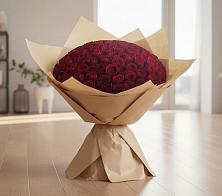 Букет 101 Красная роза #REPLACE_PRED# Райсеменовское