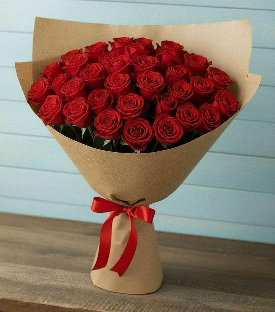 Букет Красные розы Милано в Райсеменовское