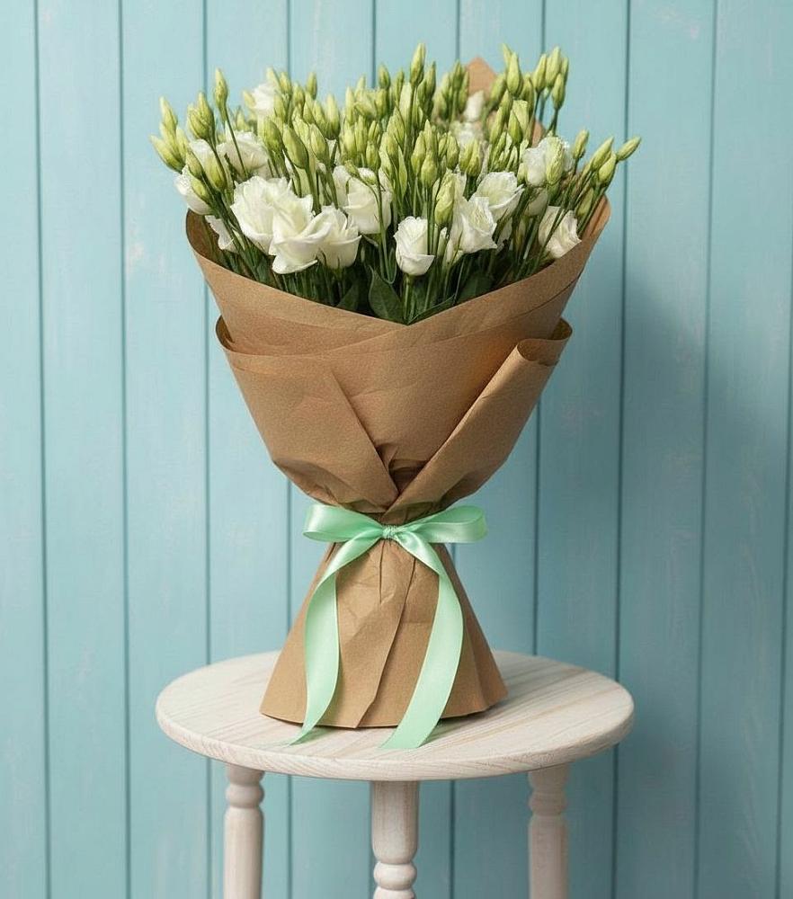 Букет цветов из: Лизиантусы в Райсеменовское