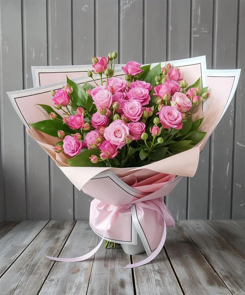 Букет Розовый кустик в Райсеменовское