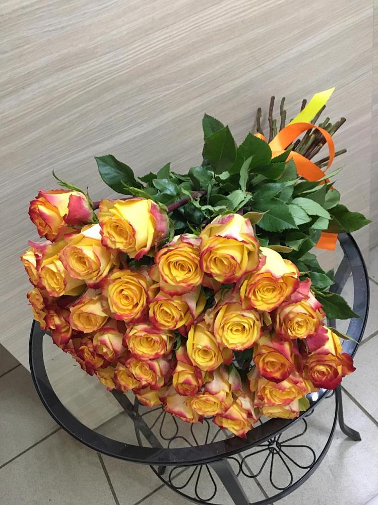 Букет Желтые розы в Райсеменовское