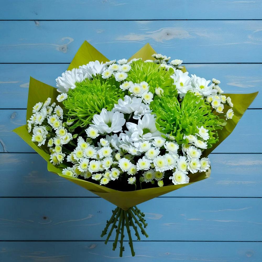 Букет цветов из: Хризантемы в Райсеменовское