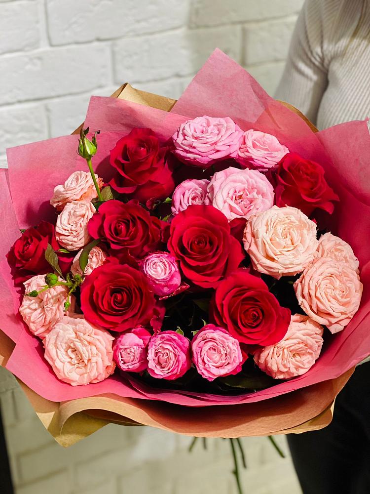 Букет цветов из: Розы в Райсеменовское