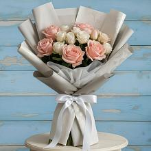 Букет цветов из:  Розы в Райсеменовское