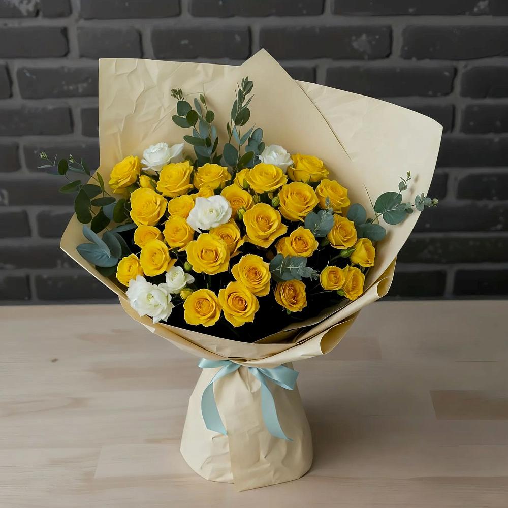 Букет цветов из: Розы в Райсеменовское