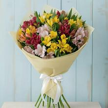 Букет цветов из:  Альстромерии в Райсеменовское
