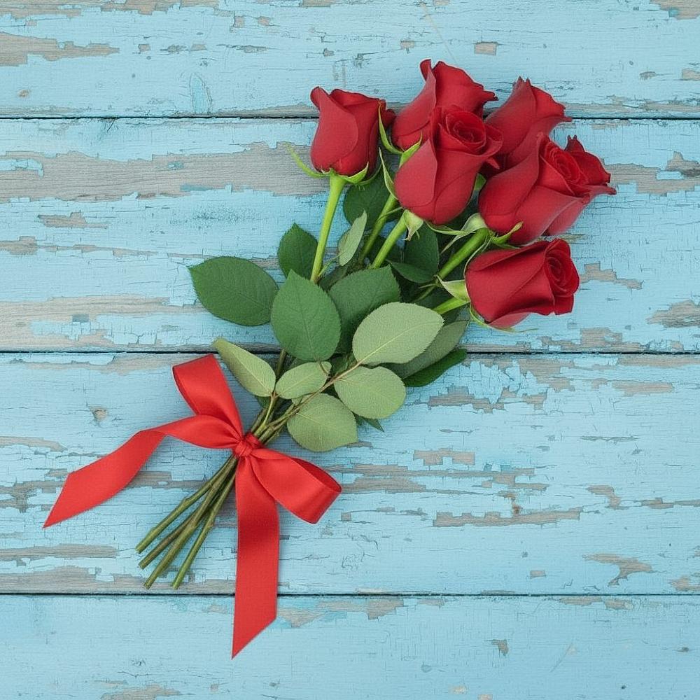 Букет Красные розы в Райсеменовское