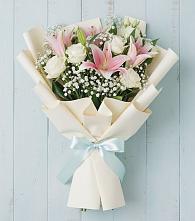 Букет цветов из:  Лилии в Райсеменовское