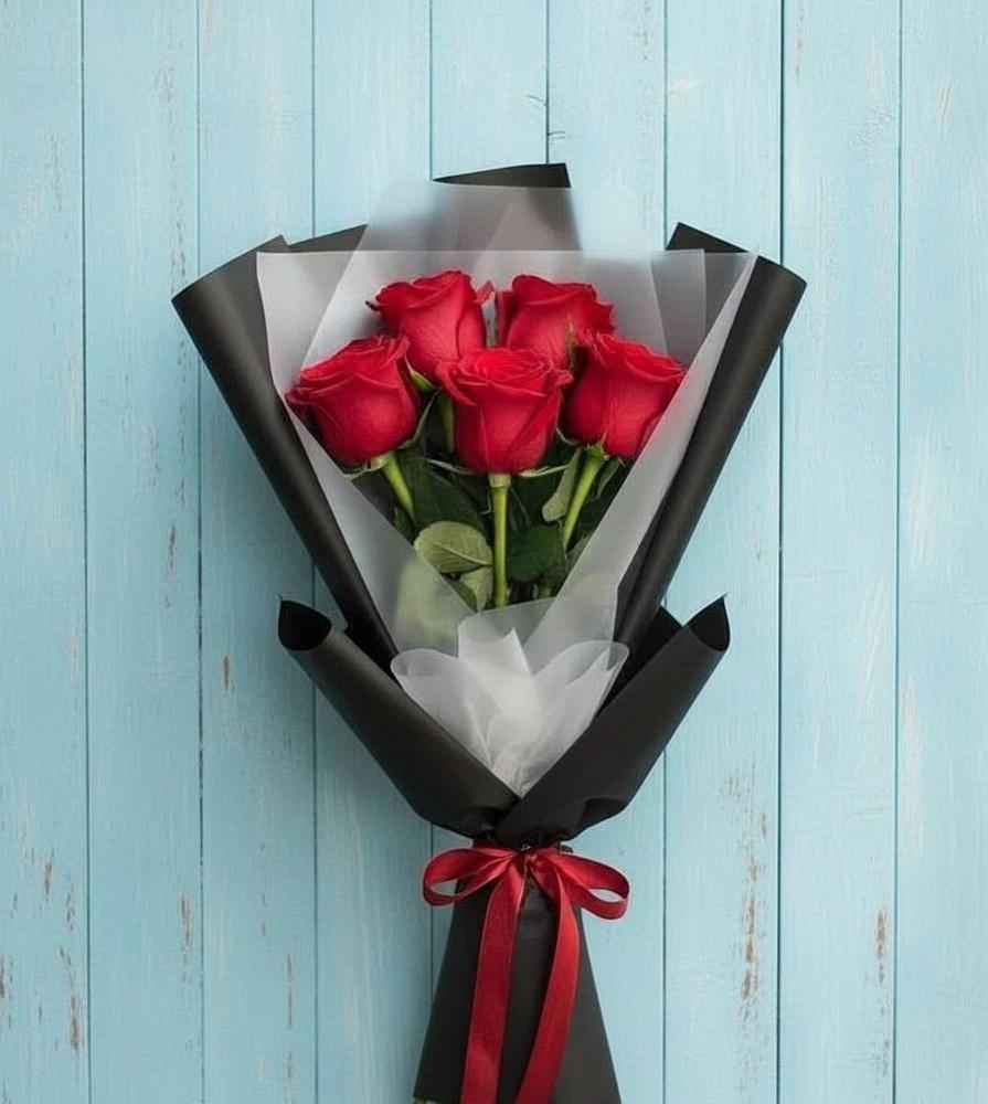 Букет цветов из: Розы в Райсеменовское